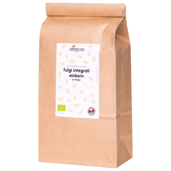 Fulgi integrali de einkorn (alac), grau antic pur 1kg