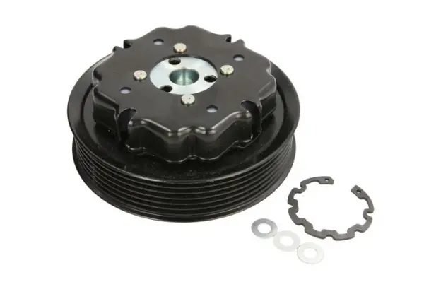 Fulie ambreiaj compresor AC clima (DENSO 5SL12C 6PK 115mm) ALFA ROMEO MITO; FIAT DOBLO, DOBLO CARGO, GRANDE PUNTO, LINEA, PUNTO EVO, QUBO; OPEL CORSA D 1.3D 1.7D dupa 2005