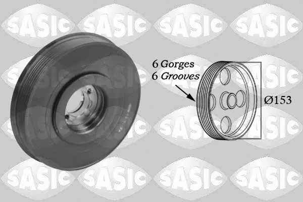 Fulie curea, arbore cotit SASIC 2150011