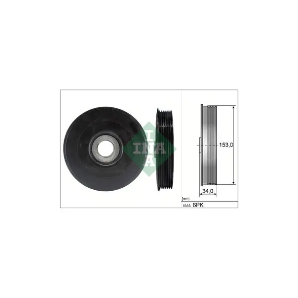Fulie curea, arbore cotit Schaeffler INA 544 0079 10