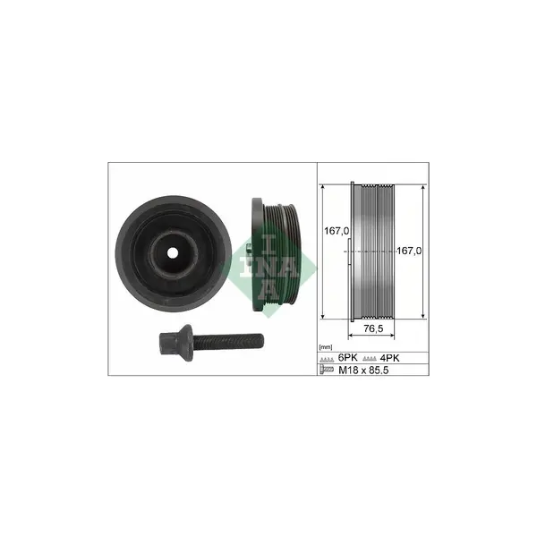 Fulie curea, arbore cotit Schaeffler INA 544 0082 20