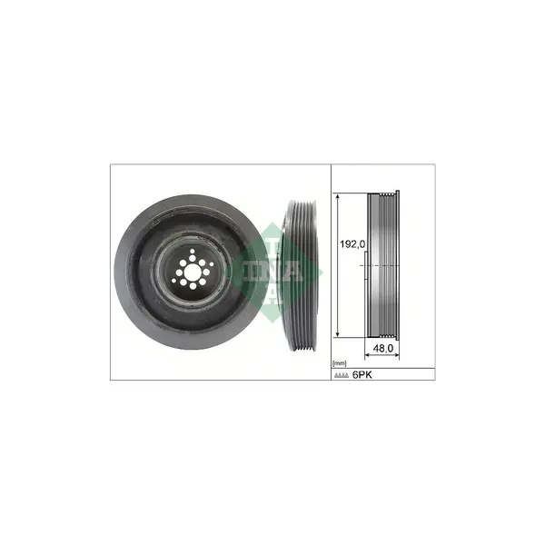 Fulie curea, arbore cotit Schaeffler INA 544 0102 10