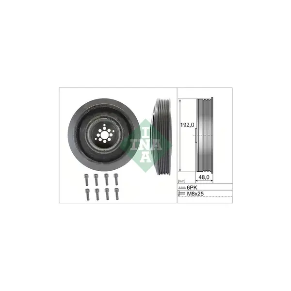 Fulie curea, arbore cotit Schaeffler INA 544 0102 20