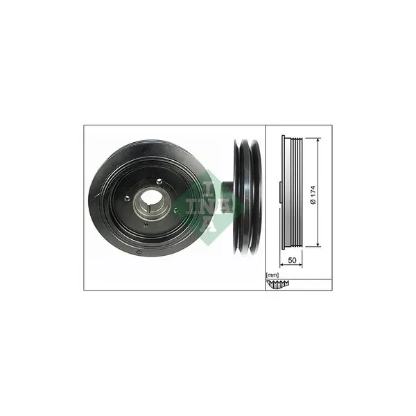 Fulie curea, arbore cotit Schaeffler INA 544 0107 10