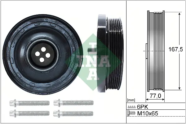 Fulie curea, arbore cotit Schaeffler INA 544 0137 20