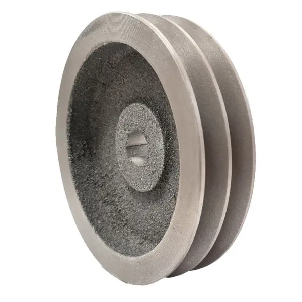 Fulie dubla motor electric 24mm x 180mm