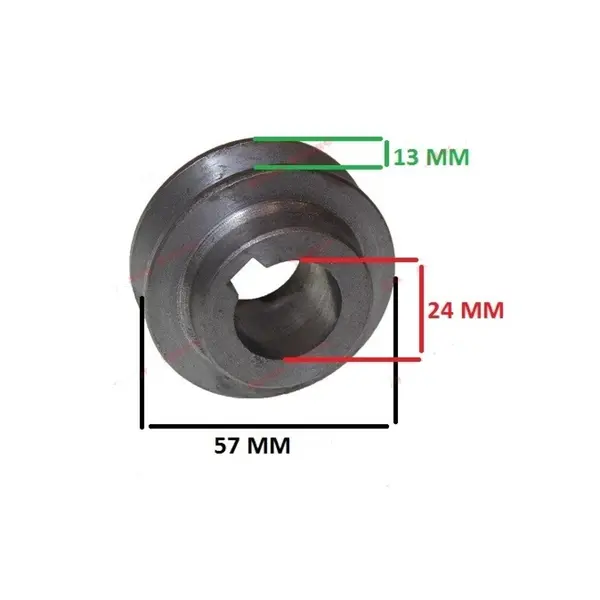 Fulie motor electric 24mm x 57mm