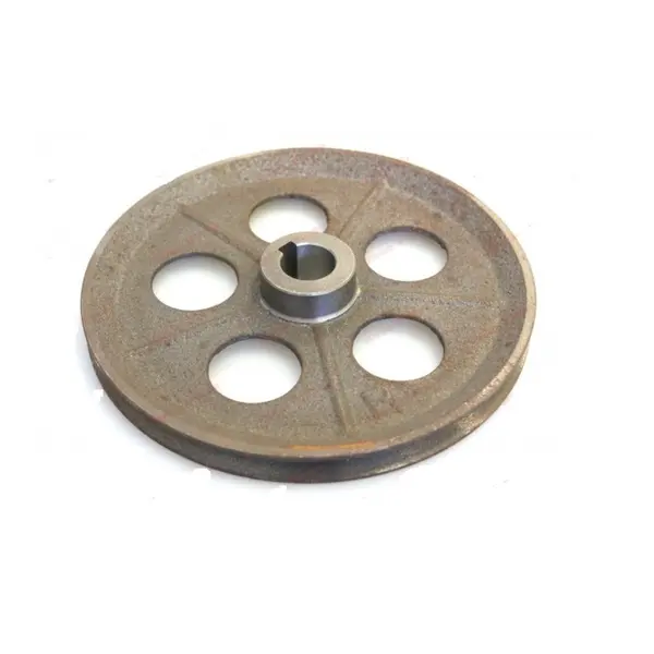 Fulie pentru motor electric cu gauri int ax 24 mm - ext 150 mm