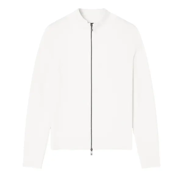 Full zip ribbed cardigan M