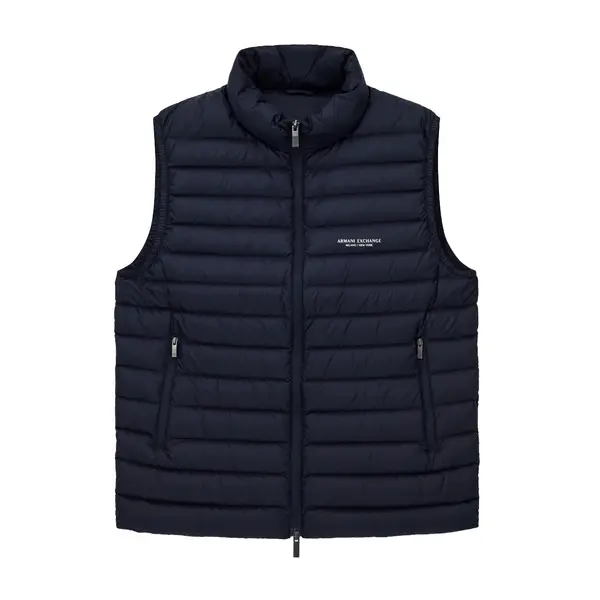 Full zip sleeveless down deep navy Xl