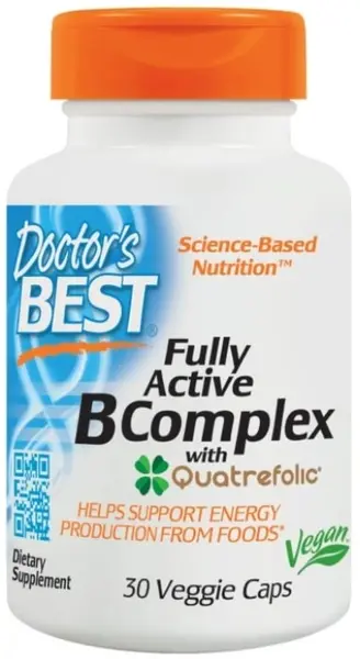 Fully Active B Complex, 30 capsule, Doctor's Best