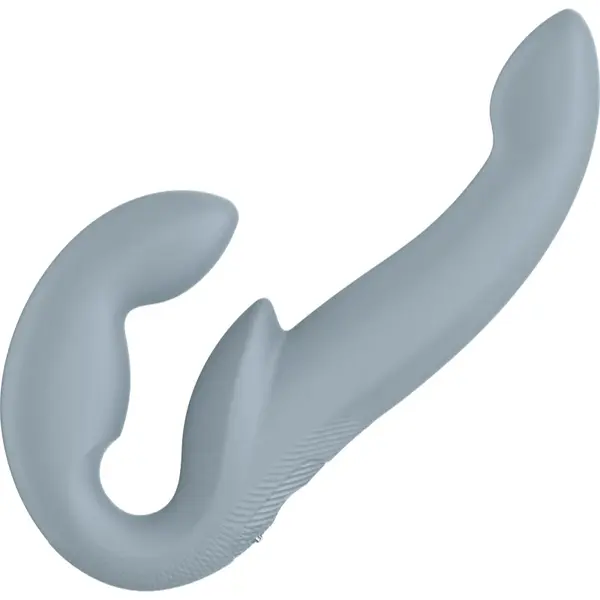 Fun Factory Share Vibe Pro dildo dublu vibrator Cool grey 14 cm