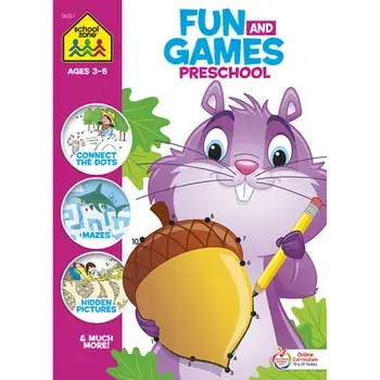 Fun & Games Preschool Ages 3-5, Paperback/School Zone Publishing
