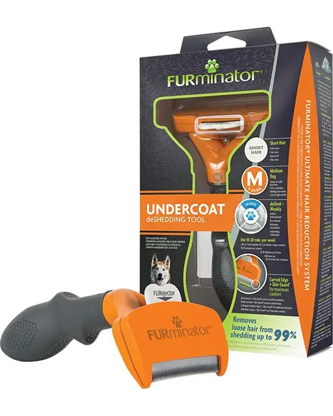 Furminator Perie Caine Par Scurt M 691665