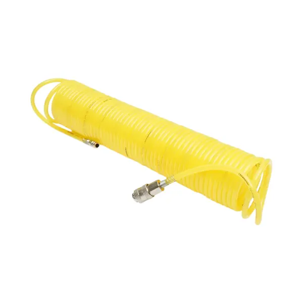 Furtun aer comprimat spiralat 10m,5mm, cupla rapida 1 4 -