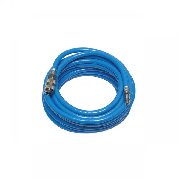 Furtun de aer din PVC cu insertie BGS-Technic, 10 m, 6 mm, cuple rapide