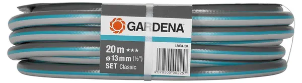 Furtun de grădină cu conectori Gardena - Classic SET, 1/2'', 20 m