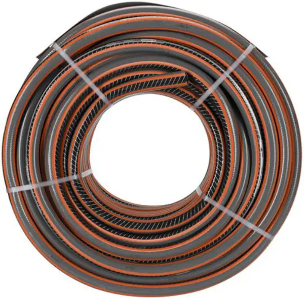 Furtun de grădină Gardena - Comfort High Flex, 3/4", 50 m, 19 mm, negru-portocaliu