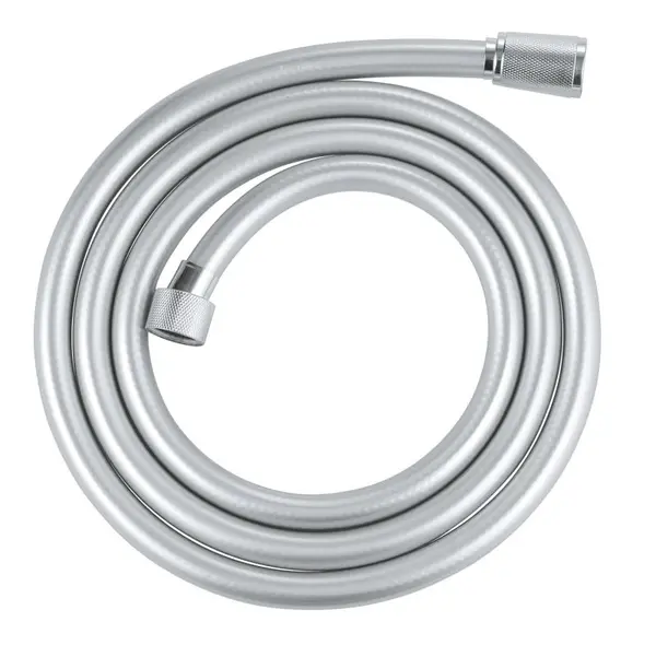 Furtun dus Grohe VitalioFlex 27506001, 1/2 inch x 1/2 inch, 1.75 m, anti-rasucire, cauciuc, Crom