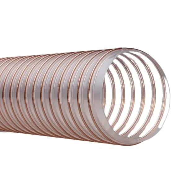 Furtun exhaustor, PU FLEXADUX, 0.7mm, 200mm, pentru granule, cereale, ingrasamant, granule, rumegus