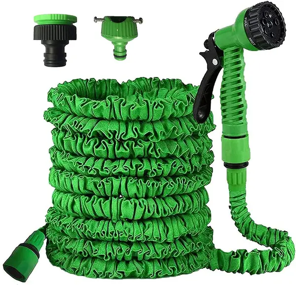 Furtun Extensibil Creponat 15m MAGIC HOSE VERDE