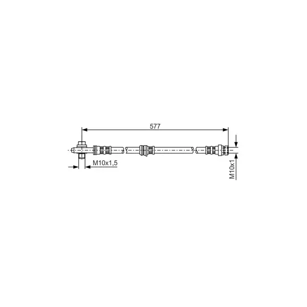 Furtun frana BOSCH 1 987 476 282