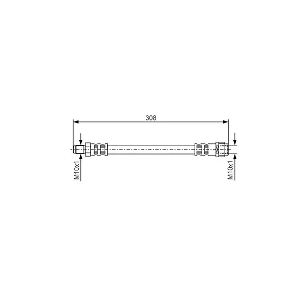 Furtun frana BOSCH 1 987 476 427