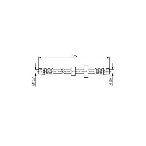 Furtun frana BOSCH 1 987 476 698