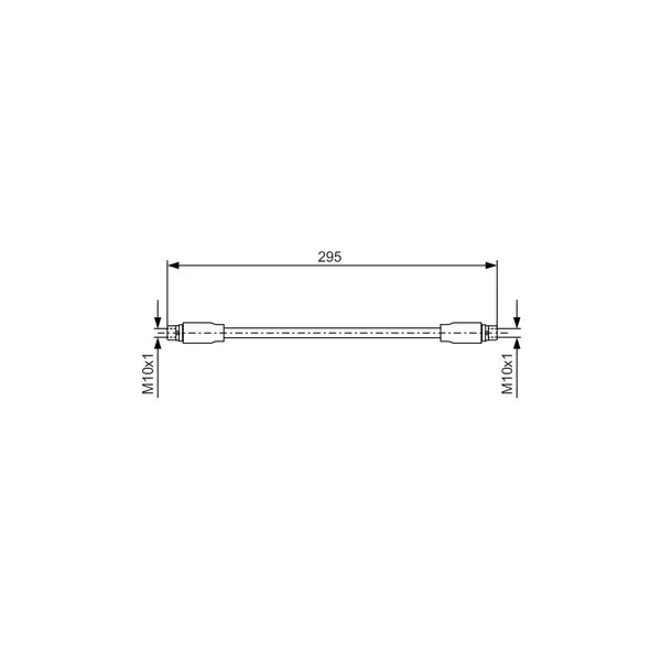 Furtun frana BOSCH 1 987 476 717