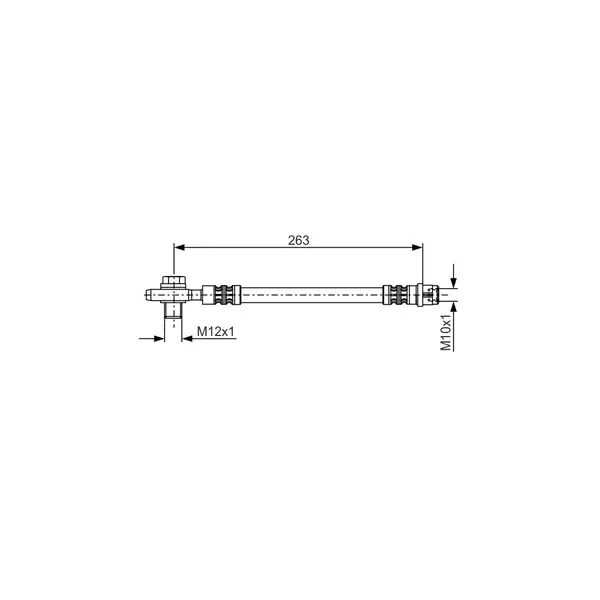 Furtun frana BOSCH 1 987 476 944