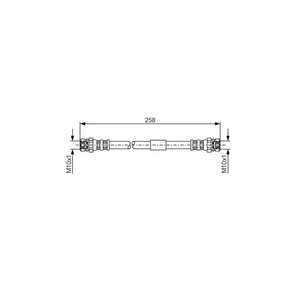 Furtun frana BOSCH 1 987 481 369