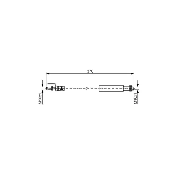 Furtun frana BOSCH 1 987 481 487