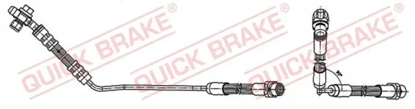 Furtun frana QUICK BRAKE 59.942X