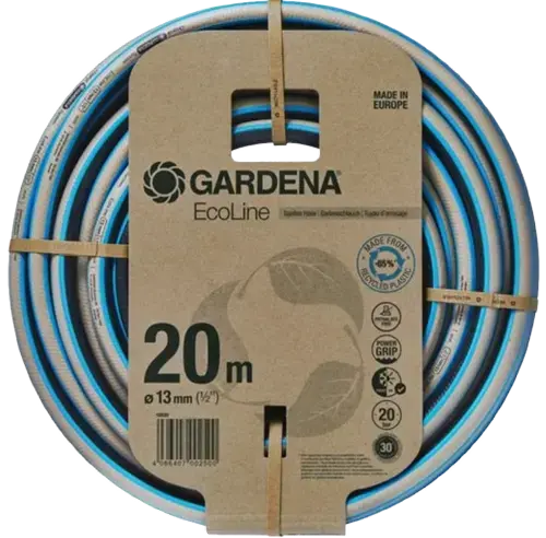Furtun Gardena EcoLine 1/2inch, 20 m (Gri/Albastru)