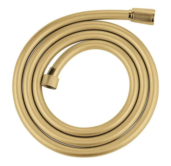 Furtun Grohe Silverflex 28388GL1, universal, 1.75 m, 5 bari, anti-indoire, anti-zgarieturi, prindere cromata, lucios, Auriu