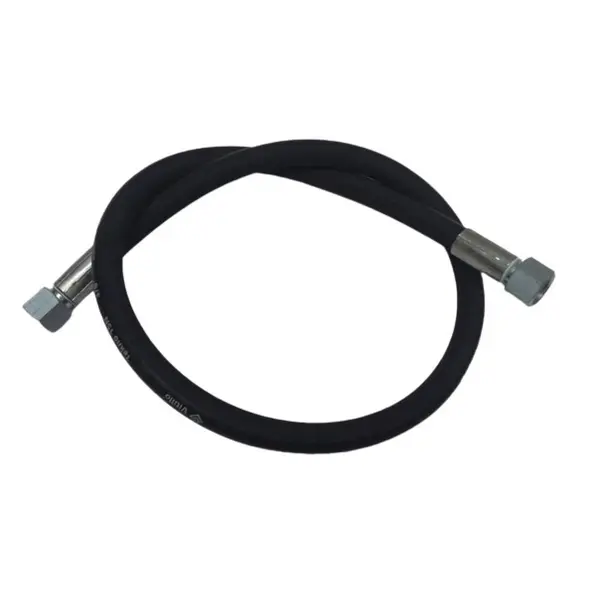 Furtun hidraulic sertizat 1SN pentru tractor U445, U650, L=600mm, 1 inserte metalica