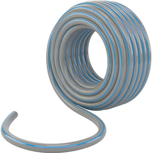 Furtun Palisad - PVC, întărit, Ø 1/2'', 30 m, gri