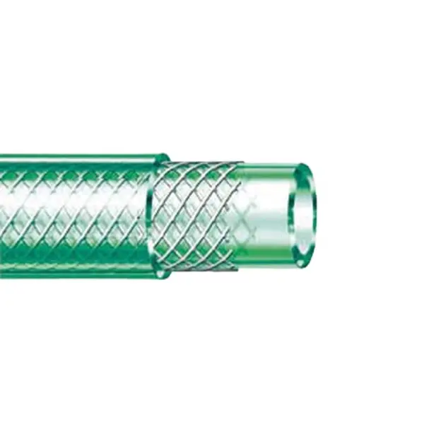 Furtun pentru combustibil din PVC, cu insertie textila, 20 x 28 mm, 10 bar, rola 50 m