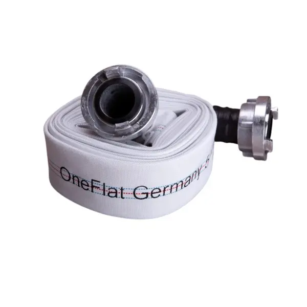 Furtun Pompieri, Furtun Irigatii Ultra Rezistent One Flat Germany - 4 Toli, Rola 20 m, 7 bari + cuple