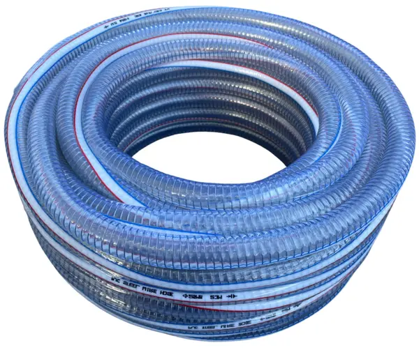 Furtun PVC Absorbtie cu Insertie Metal 1-1/2 30m
