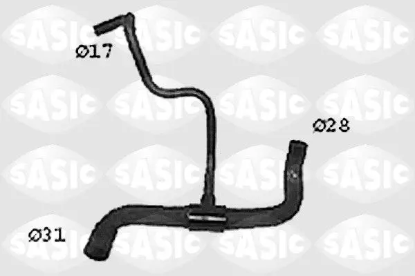 Furtun radiator SASIC SWH4296
