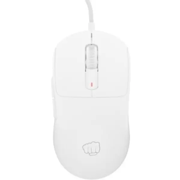 FURY Mouse gamging Fury Tanto T4, cu fir, 12000DPI, senzor Pixart PAW3327, switch Huano Purple 90M, alb