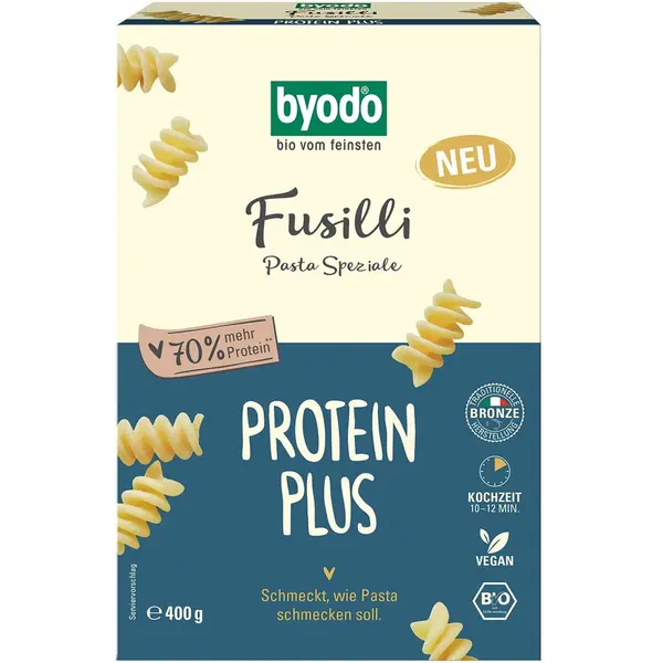 Fusilli Protein Plus Ecologice/Bio 400g