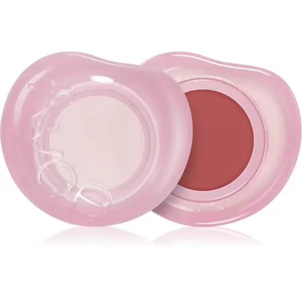 fwee Lip&Cheek Glowy Jelly Pot balsam pentru tonifiere buze si obraz culoare JS01 Rosy Glaze 4 g
