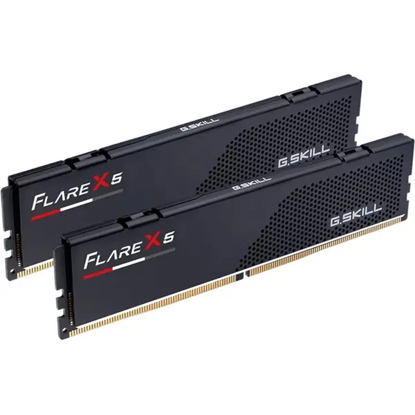 G.SKILL Kit dual memorie RAM G.Skill Flare X5 Capacitate 32GB DDR5 (2x 16 GB), Frecventa 6400, CL - 32, Negru