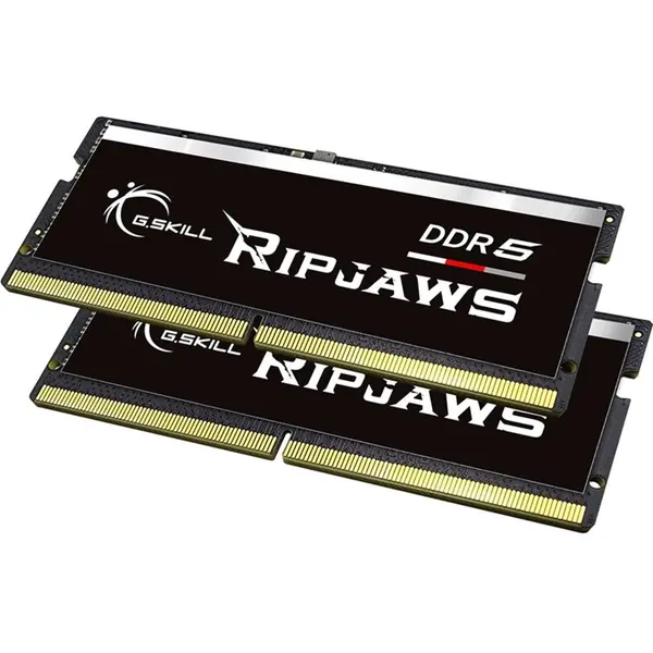 G.SKILL Kit dual memorie RAM G.Skill RipJaws, Capacitate DDR5 32GB (2x16GB), Frecventa 4800 MHz, CL 34, Negru