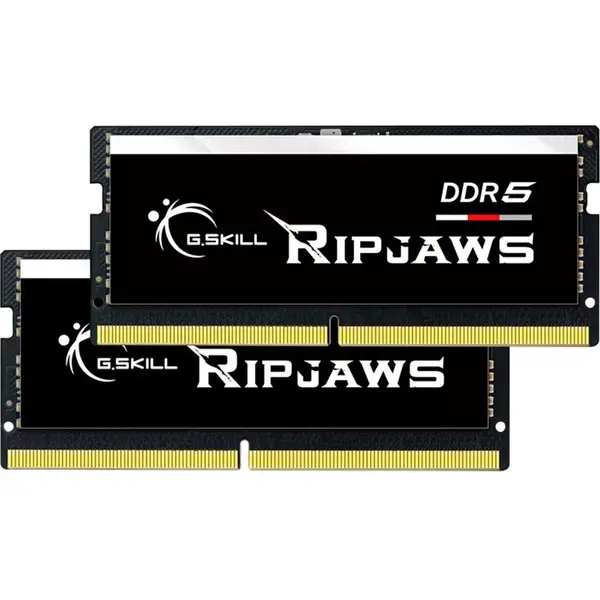 G.SKILL Kit dual memorie RAM G.Skill Ripjaws, Capacitate DDR5 64GB (2x 32 GB), Frecventa 5600 MHz, CL 46, Negru
