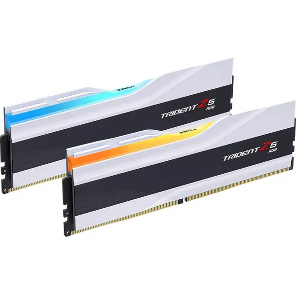 G.SKILL Kit dual memorie RAM G.Skill Ripjaws M5 RGB, Capacitate 32GB DDR5 (2x 16 GB), Frecventa 7200, CL - 34, Alb