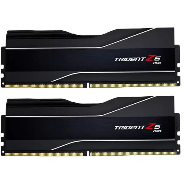 G.SKILL Kit dual memorie RAM G.Skill Trident Z5 NEO, Capacitate DDR5 64GB (2 x 32 GB), Frecventa 6000 MHz, CL 32, Negru