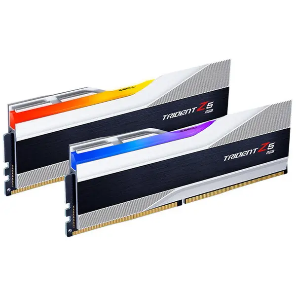 G.SKILL Memorie G.Skill Trident Z5 RGB Silver 32GB DDR5 6000Mhz CL36 1.35V Dual Channel Kit